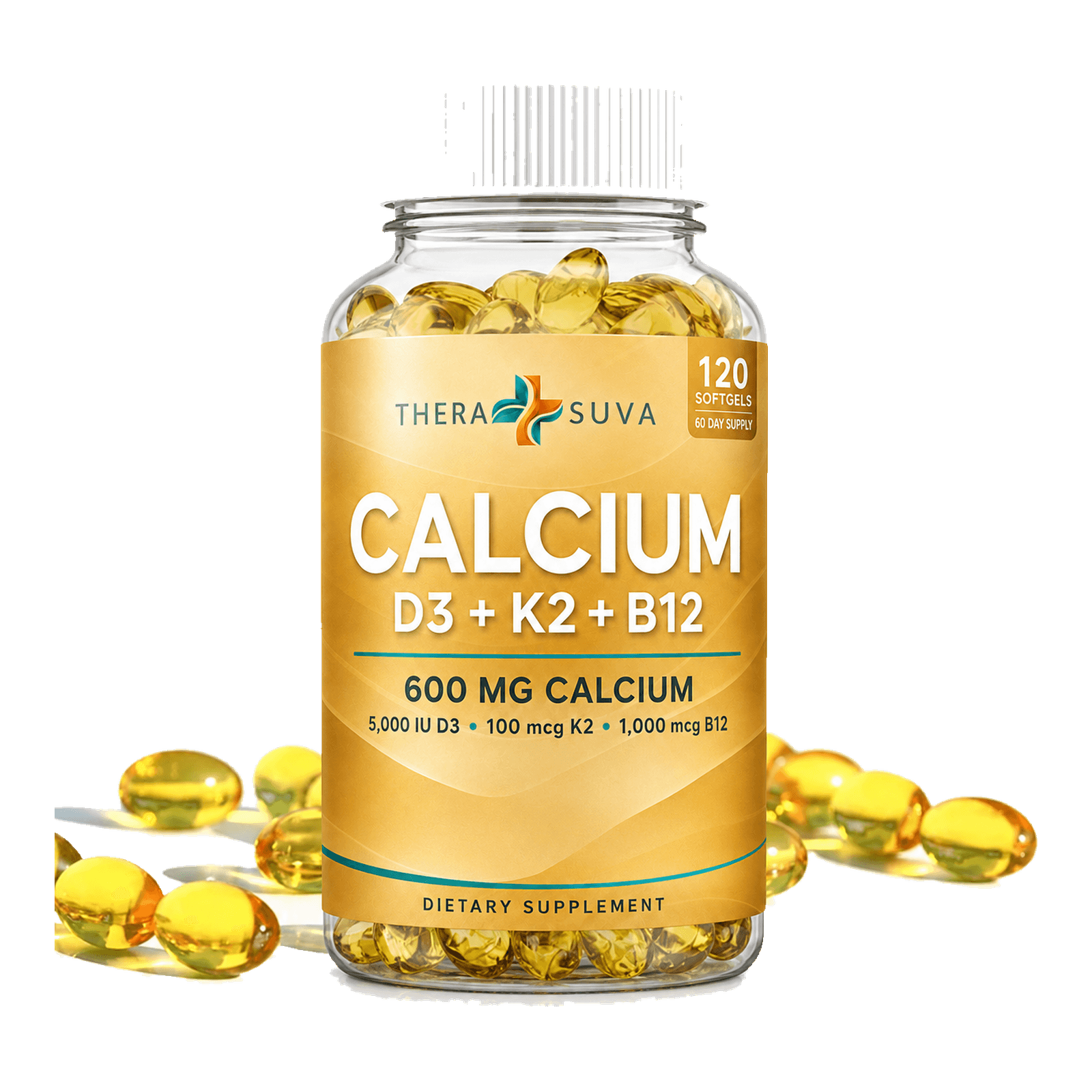 TheraSuva Calcium D3 K2 B12