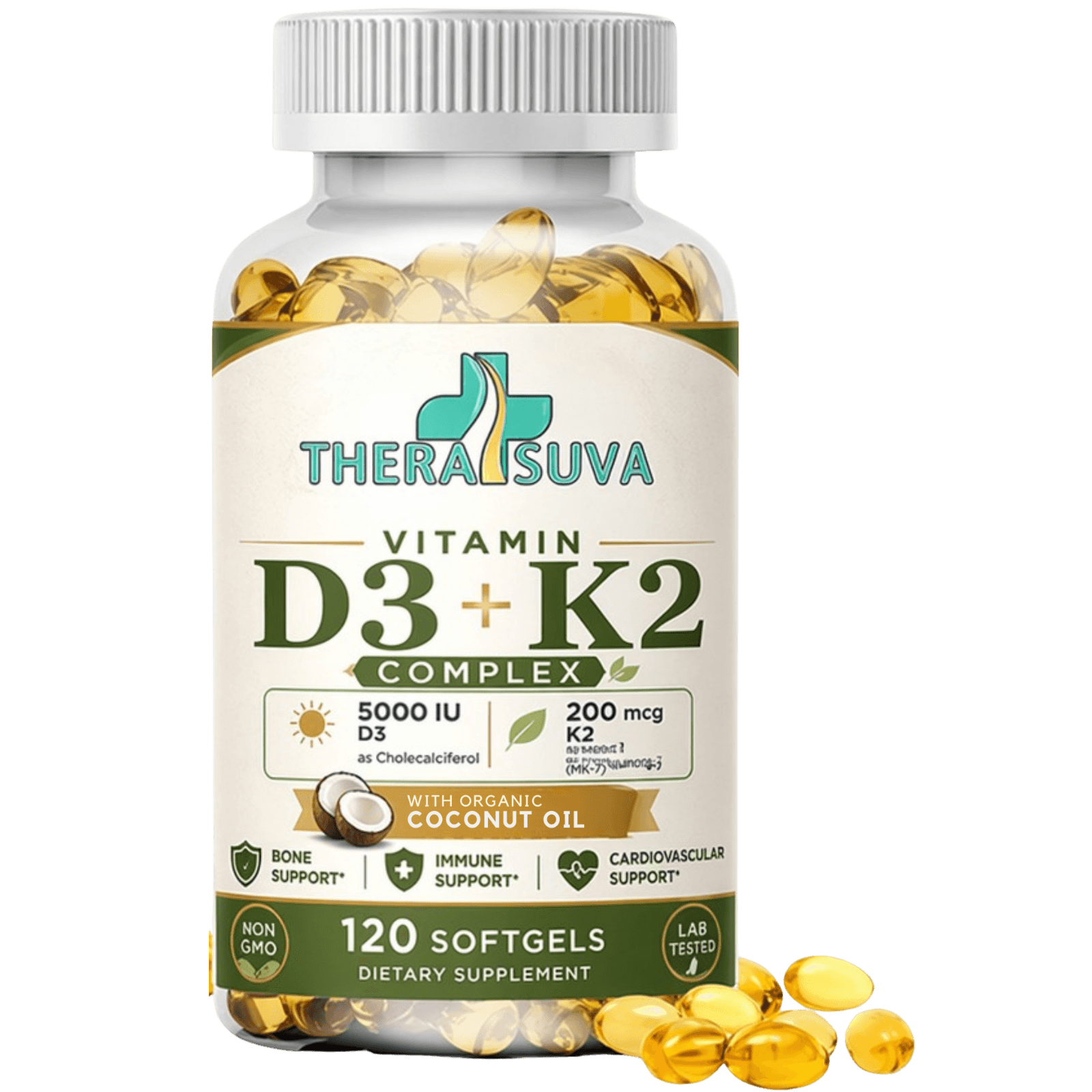 TheraSuva Vitamin D3 K2