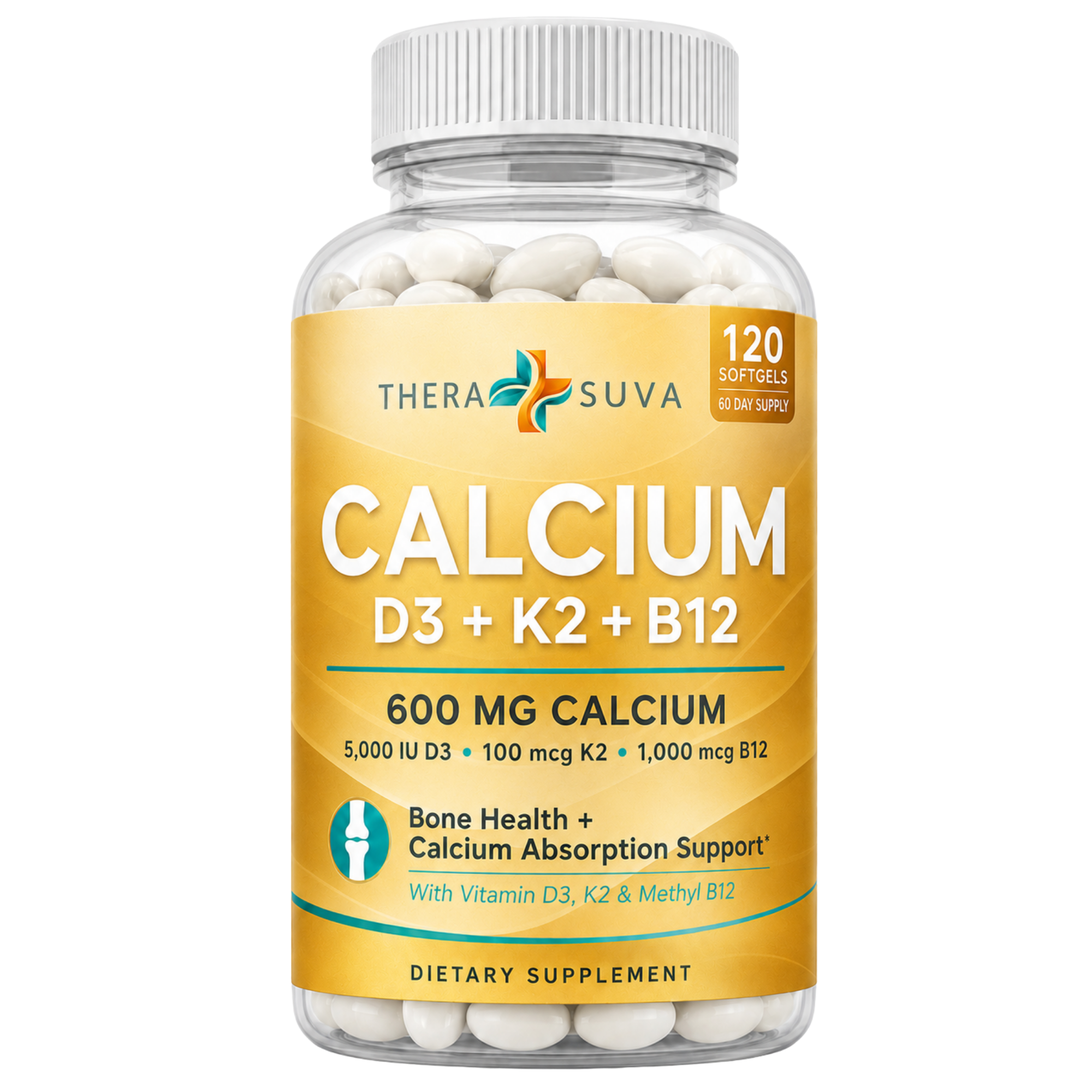 TheraSuva Calcium D3 K2 B12
