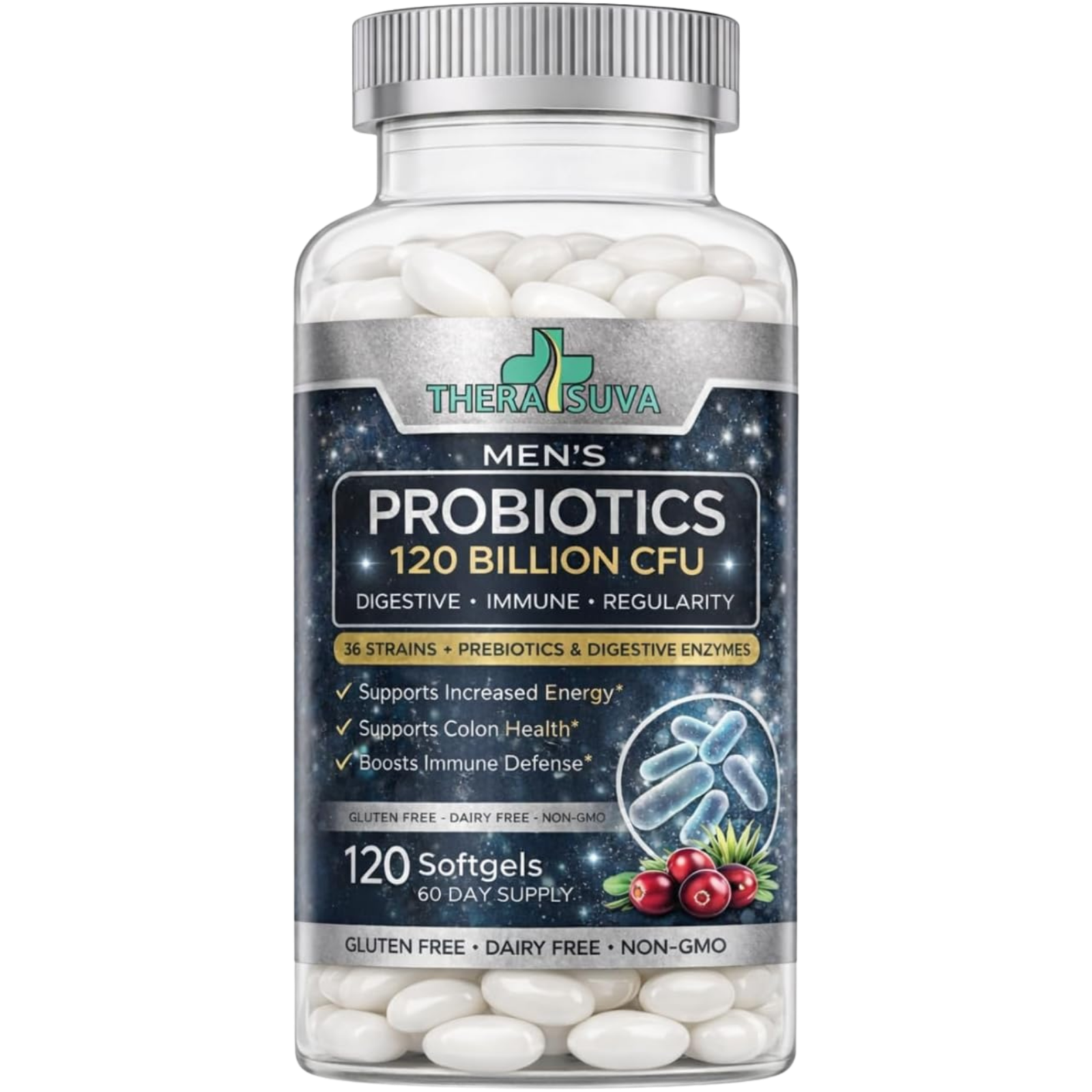 TheraSuva Men's Advanced Probiotics