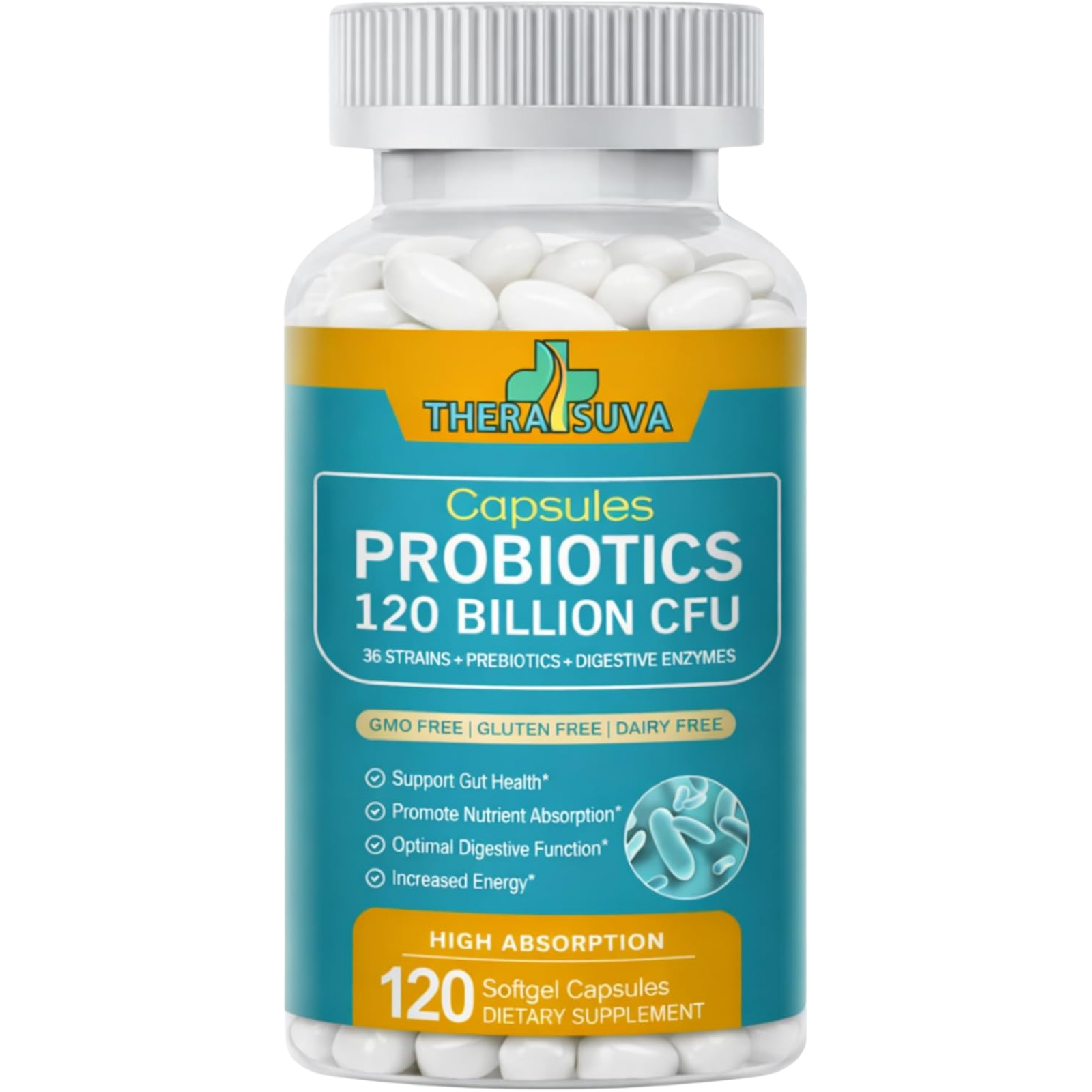 TheraSuva Probiotics 120 Billion CFU
